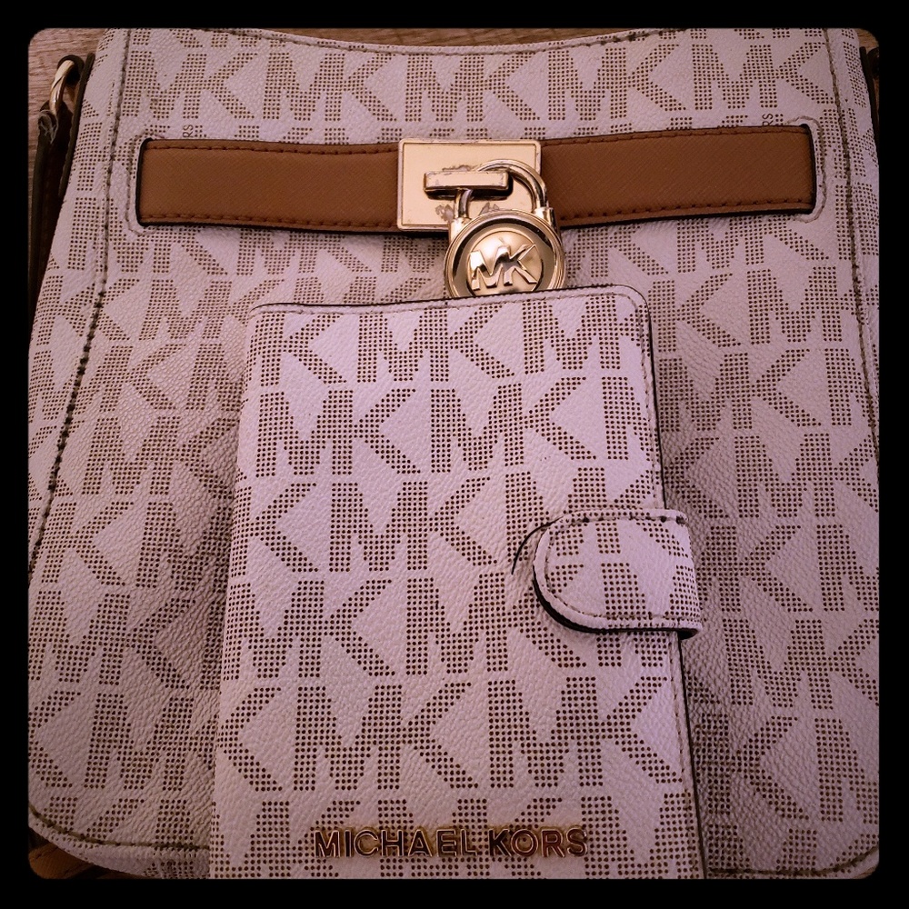 MK crossbody and matching wallet